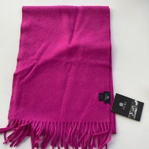 Alpaca Fur Fuchsia Scarf